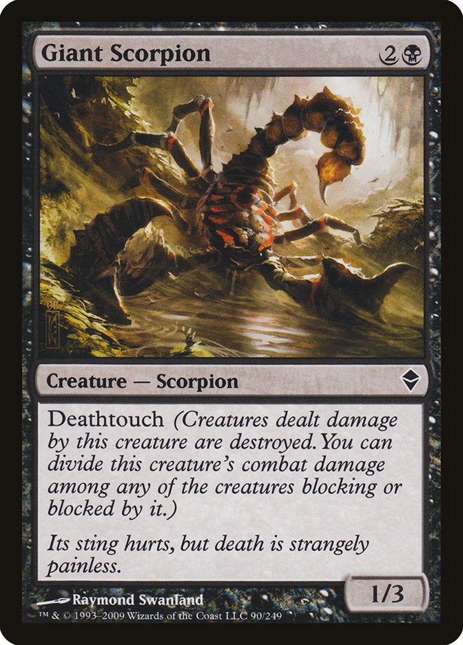 Giant Scorpion [Zendikar] | PLUS EV GAMES 