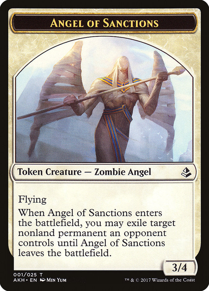 Angel of Sanctions [Amonkhet Tokens] | PLUS EV GAMES 