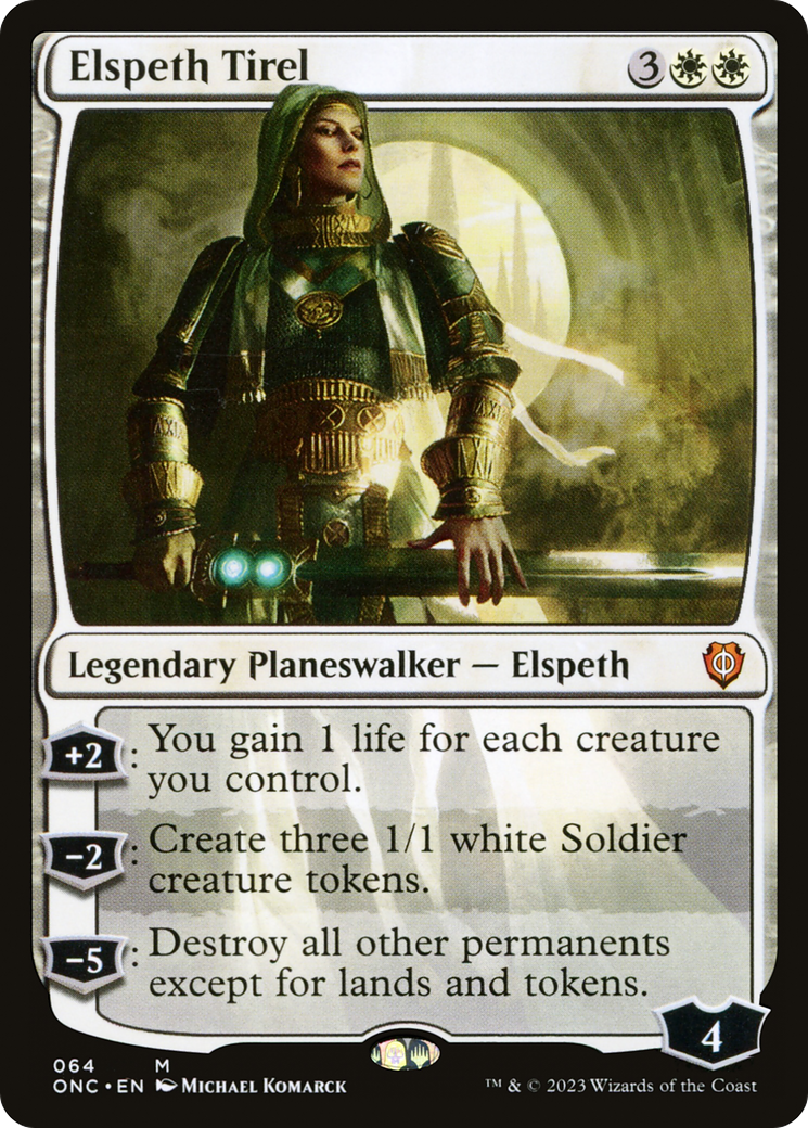 Elspeth Tirel [Phyrexia: All Will Be One Commander] | PLUS EV GAMES 