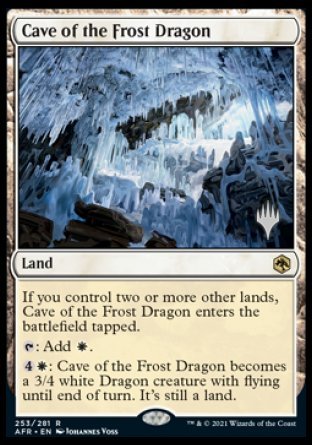 Cave of the Frost Dragon (Promo Pack) [Dungeons & Dragons: Adventures in the Forgotten Realms Promos] | PLUS EV GAMES 