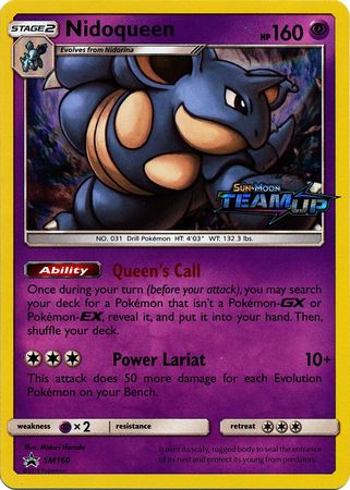 Nidoqueen (Staff) [SM Black Star Promos]
