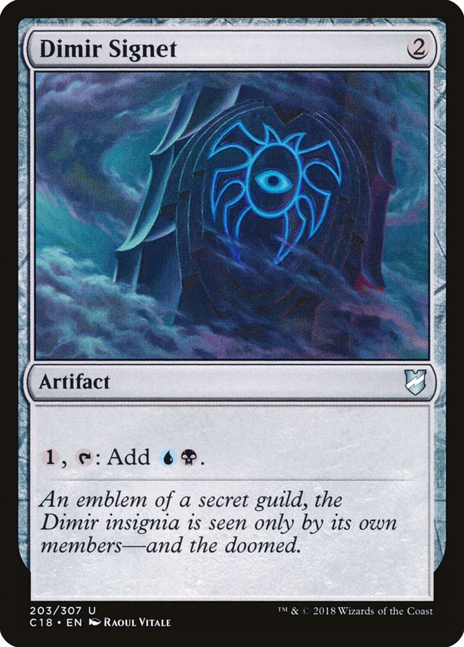 Dimir Signet [Commander 2018] | PLUS EV GAMES 