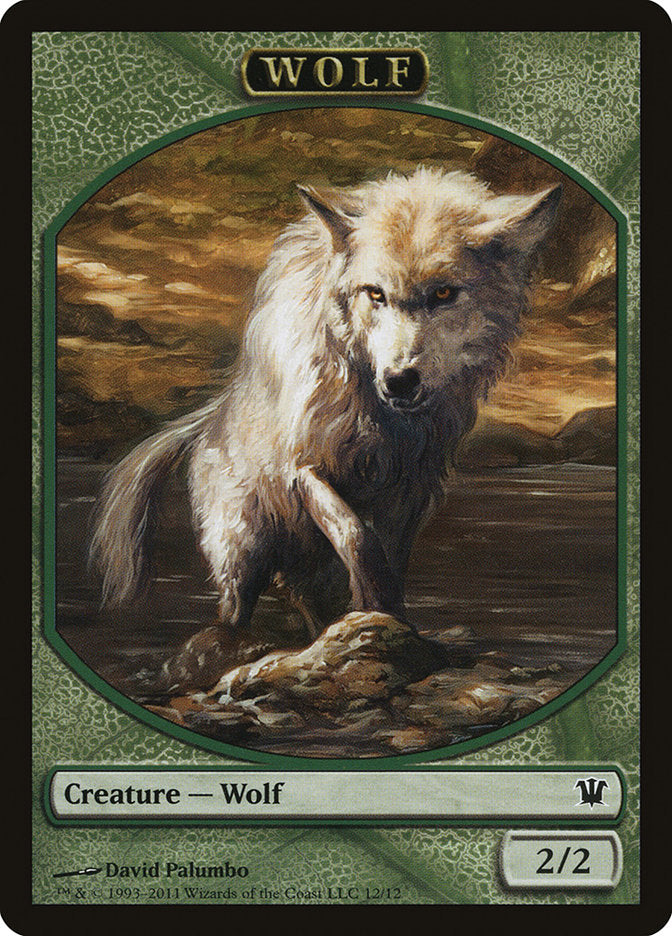 Wolf (12/12) [Innistrad Tokens] | PLUS EV GAMES 