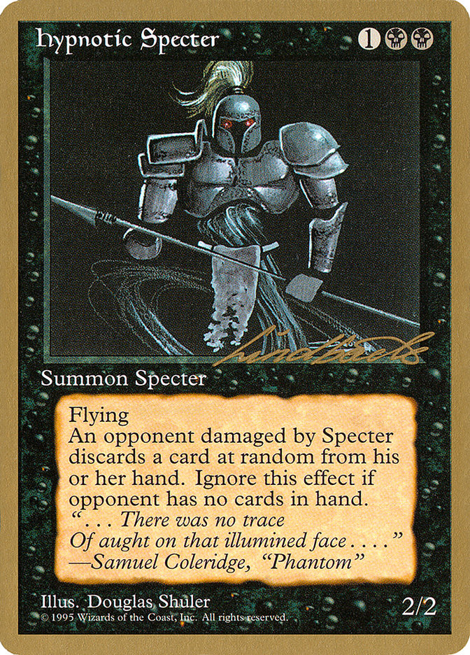 Hypnotic Specter (Leon Lindback) [Pro Tour Collector Set] | PLUS EV GAMES 