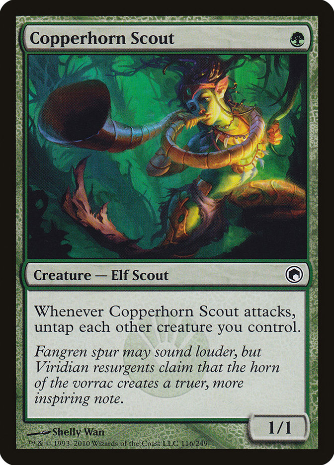 Copperhorn Scout [Scars of Mirrodin] | PLUS EV GAMES 