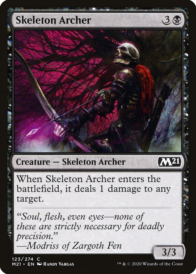 Skeleton Archer [Core Set 2021] | PLUS EV GAMES 