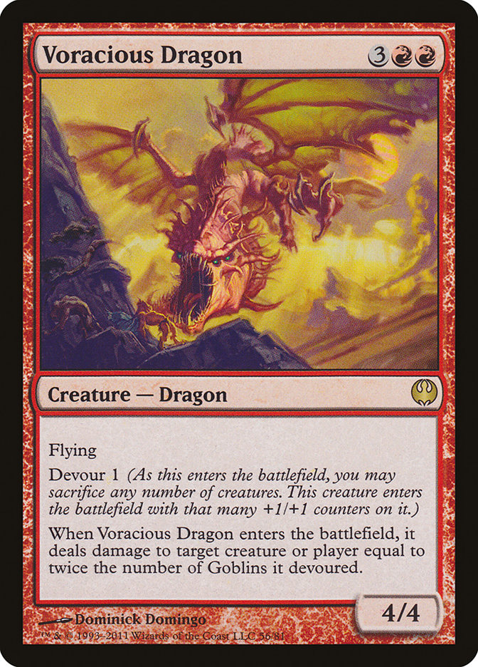 Voracious Dragon [Duel Decks: Knights vs. Dragons] | PLUS EV GAMES 