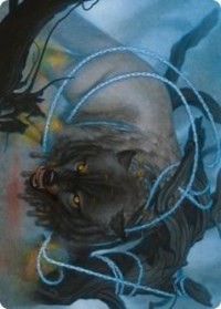 Bind the Monster Art Card [Kaldheim: Art Series] | PLUS EV GAMES 