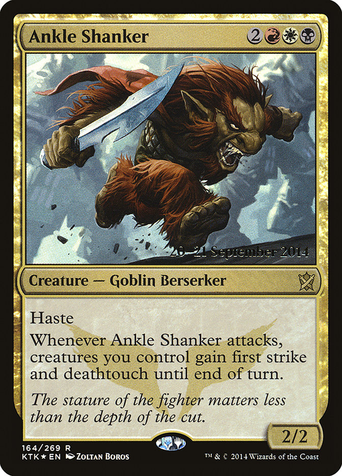 Ankle Shanker  [Khans of Tarkir Prerelease Promos] | PLUS EV GAMES 