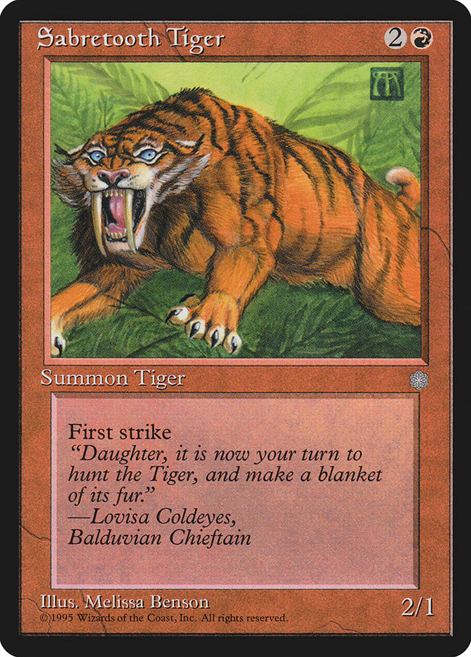 Sabretooth Tiger [Ice Age] | PLUS EV GAMES 