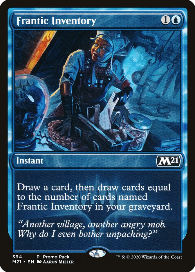 Frantic Inventory (Promo Pack) [Core Set 2021 Promos] | PLUS EV GAMES 