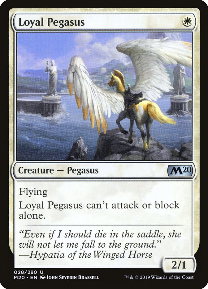 Loyal Pegasus [Core Set 2020] | PLUS EV GAMES 