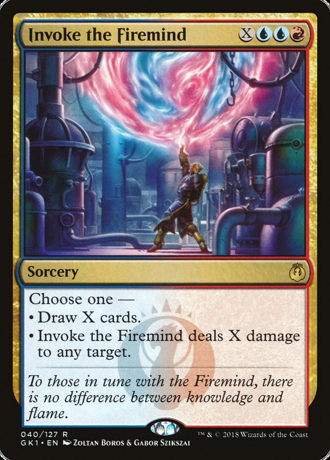 Invoke the Firemind [Guilds of Ravnica Guild Kit] | PLUS EV GAMES 