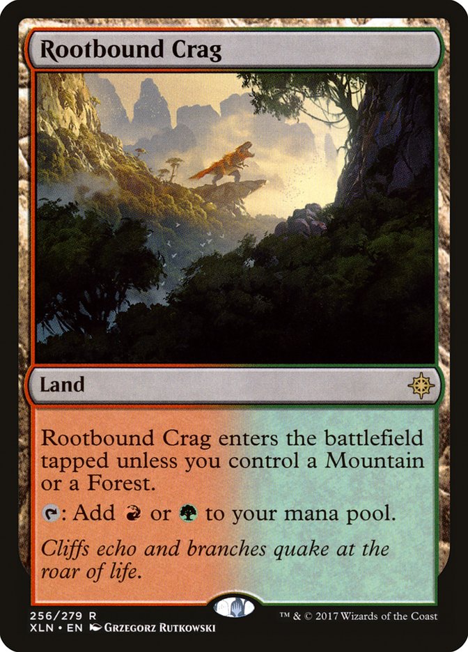 Rootbound Crag [Ixalan] | PLUS EV GAMES 