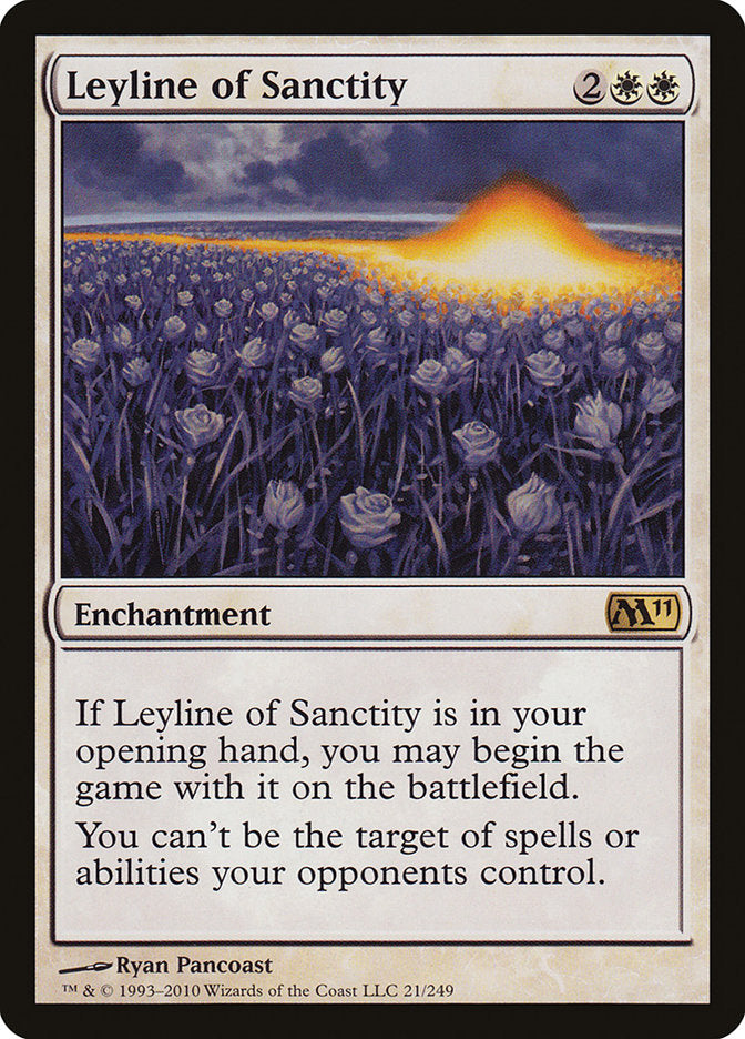 Leyline of Sanctity [Magic 2011] | PLUS EV GAMES 