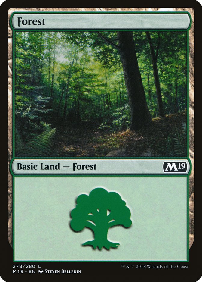 Forest (278) [Core Set 2019] | PLUS EV GAMES 