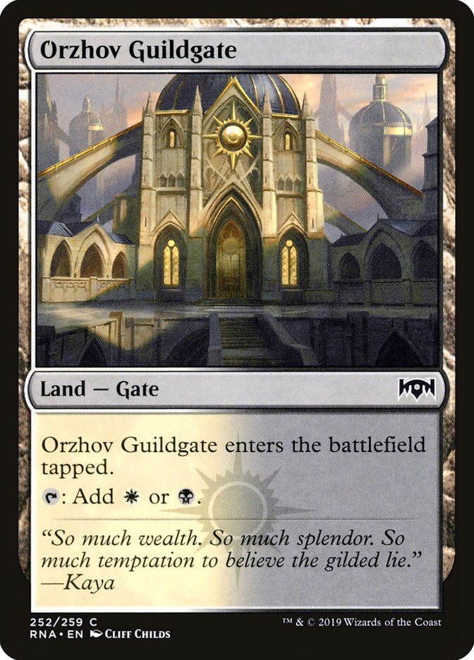 Orzhov Guildgate (252/259) [Ravnica Allegiance] | PLUS EV GAMES 