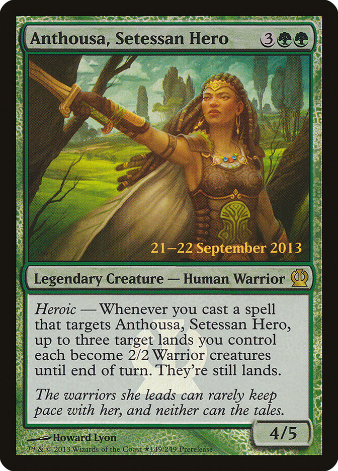 Anthousa, Setessan Hero  [Theros Prerelease Promos] | PLUS EV GAMES 