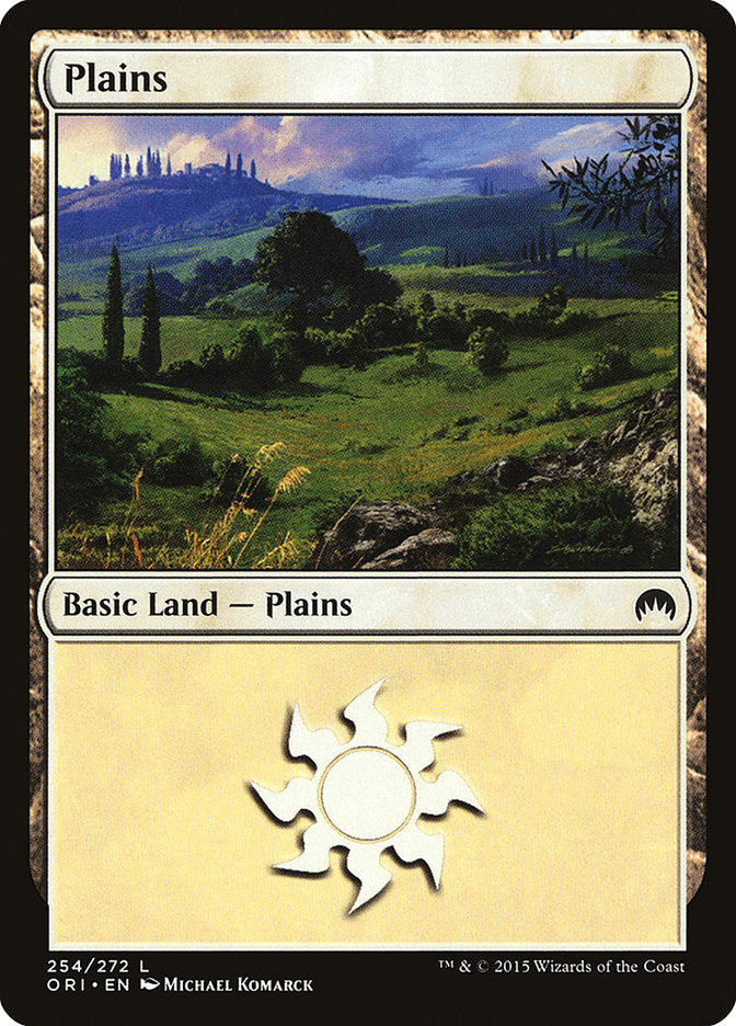 Plains (254) [Magic Origins] | PLUS EV GAMES 