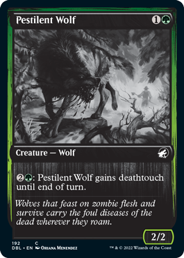 Pestilent Wolf [Innistrad: Double Feature] | PLUS EV GAMES 