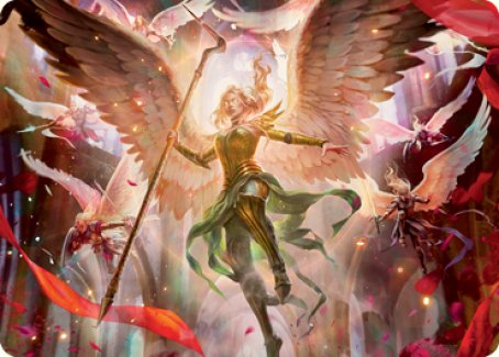 Sigarda's Summons Art Card [Innistrad: Crimson Vow Art Series] | PLUS EV GAMES 