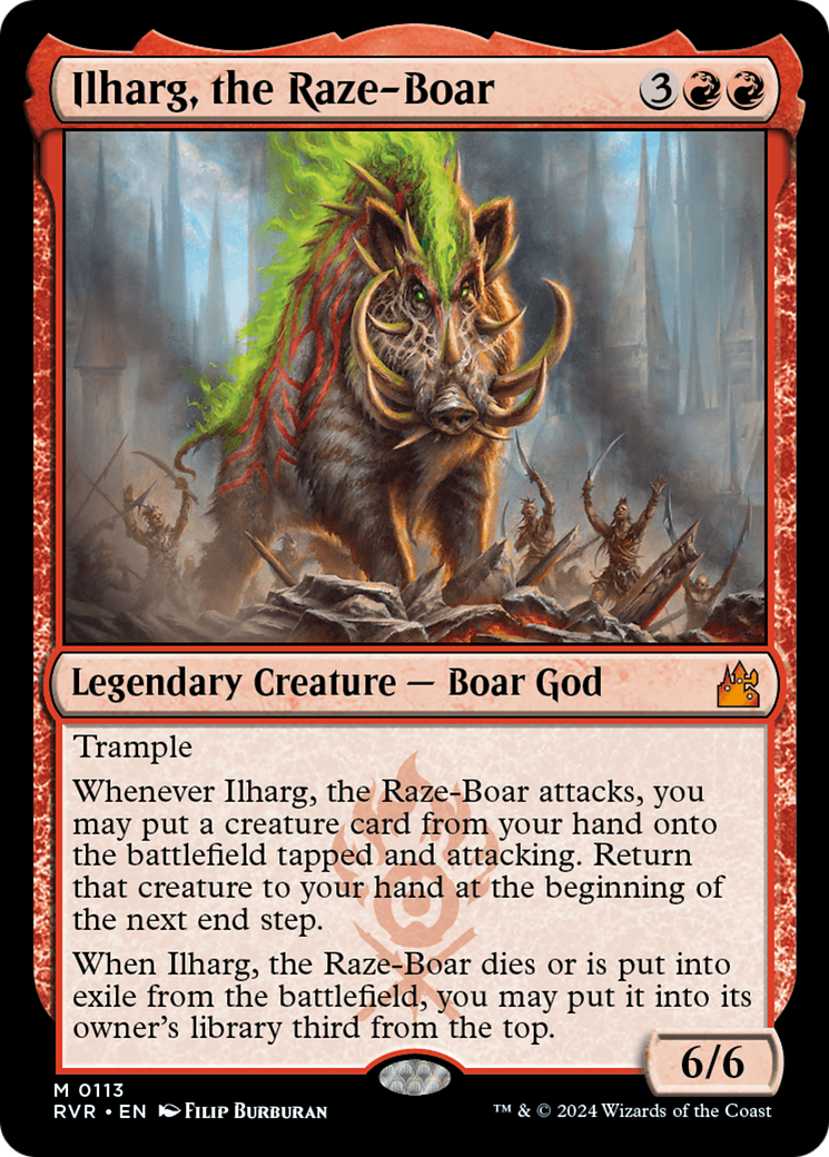 Ilharg, the Raze-Boar [Ravnica Remastered] | PLUS EV GAMES 