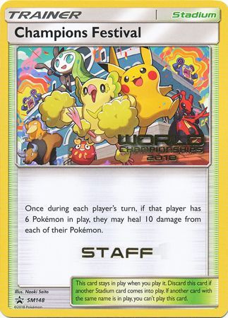 Champions Festival 2018 Staff [SM Black Star Promos]
