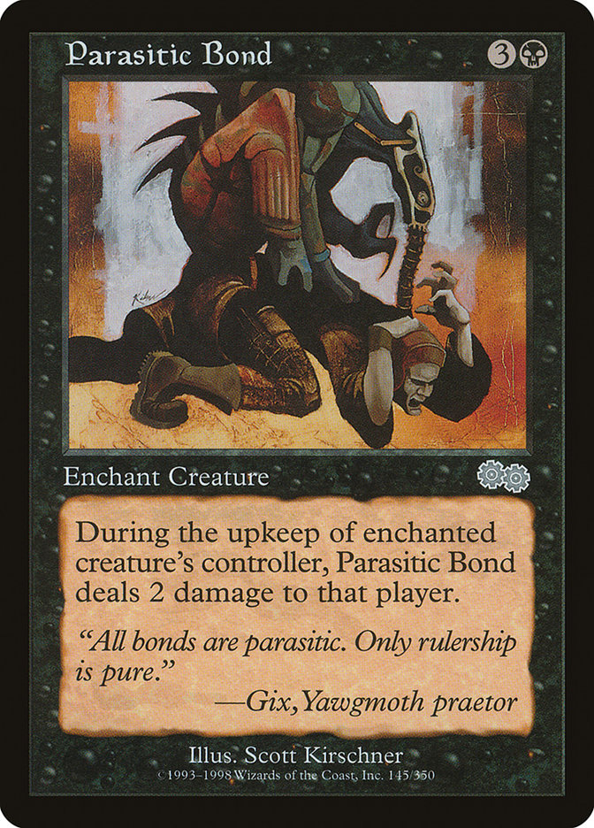 Parasitic Bond [Urza's Saga] | PLUS EV GAMES 