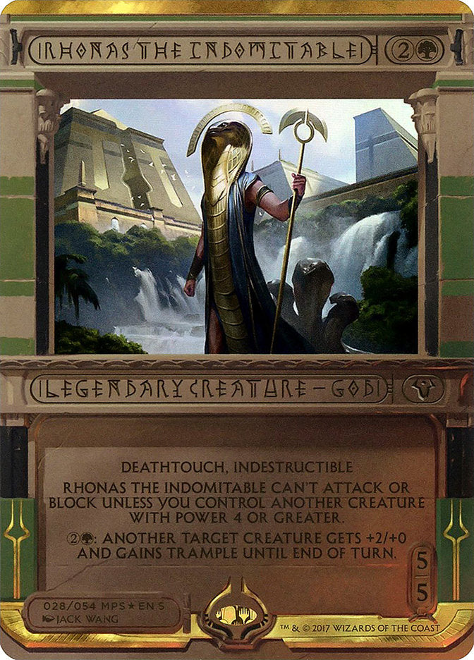 Rhonas the Indomitable (Invocation) [Amonkhet Invocations] | PLUS EV GAMES 