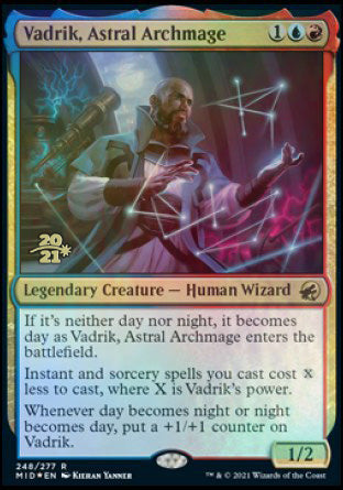 Vadrik, Astral Archmage [Innistrad: Midnight Hunt Prerelease Promos] | PLUS EV GAMES 