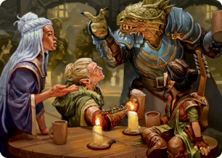 You Meet in a Tavern Art Card [Dungeons & Dragons: Adventures in the Forgotten Realms Art Series] | PLUS EV GAMES 