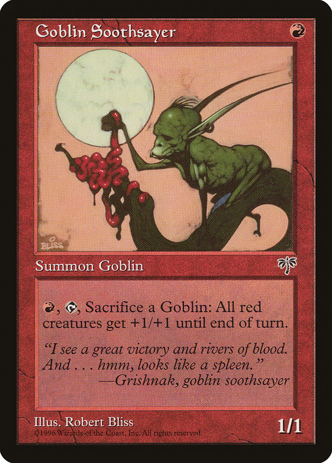 Goblin Soothsayer [Mirage] | PLUS EV GAMES 