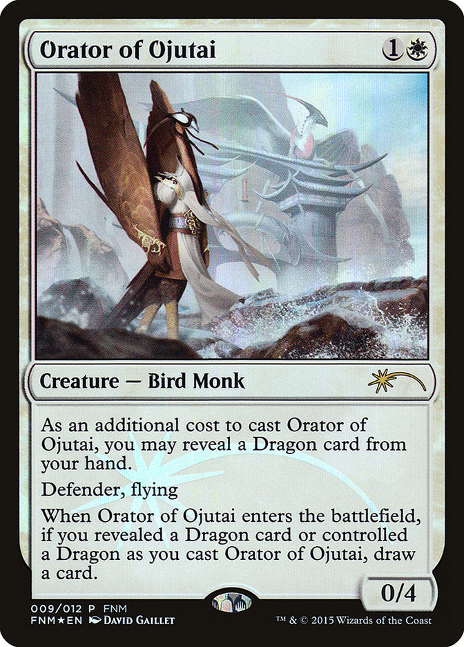 Orator of Ojutai [Friday Night Magic 2015] | PLUS EV GAMES 