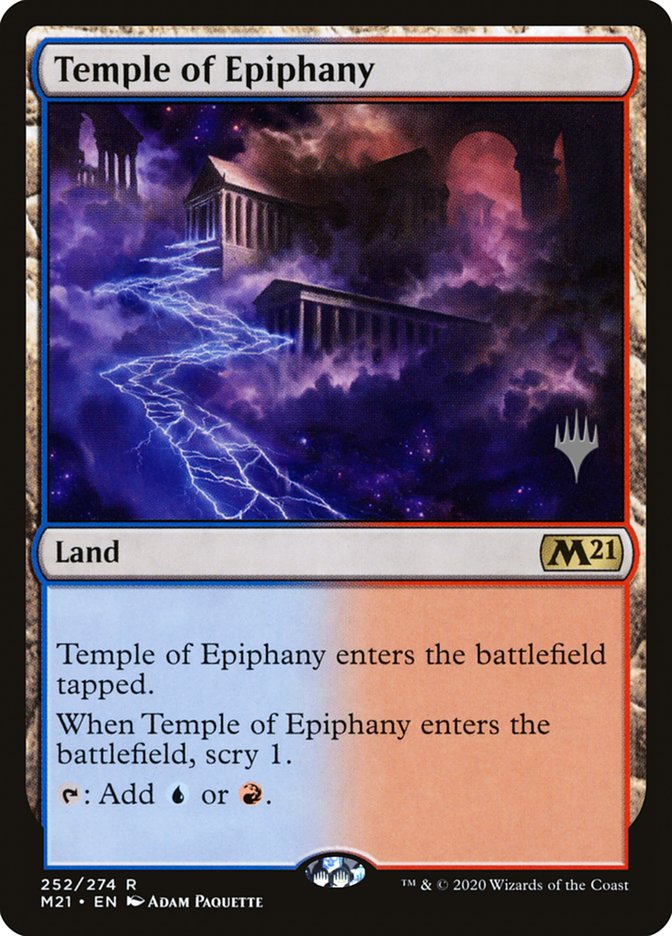 Temple of Epiphany (Promo Pack) [Core Set 2021 Promos] | PLUS EV GAMES 