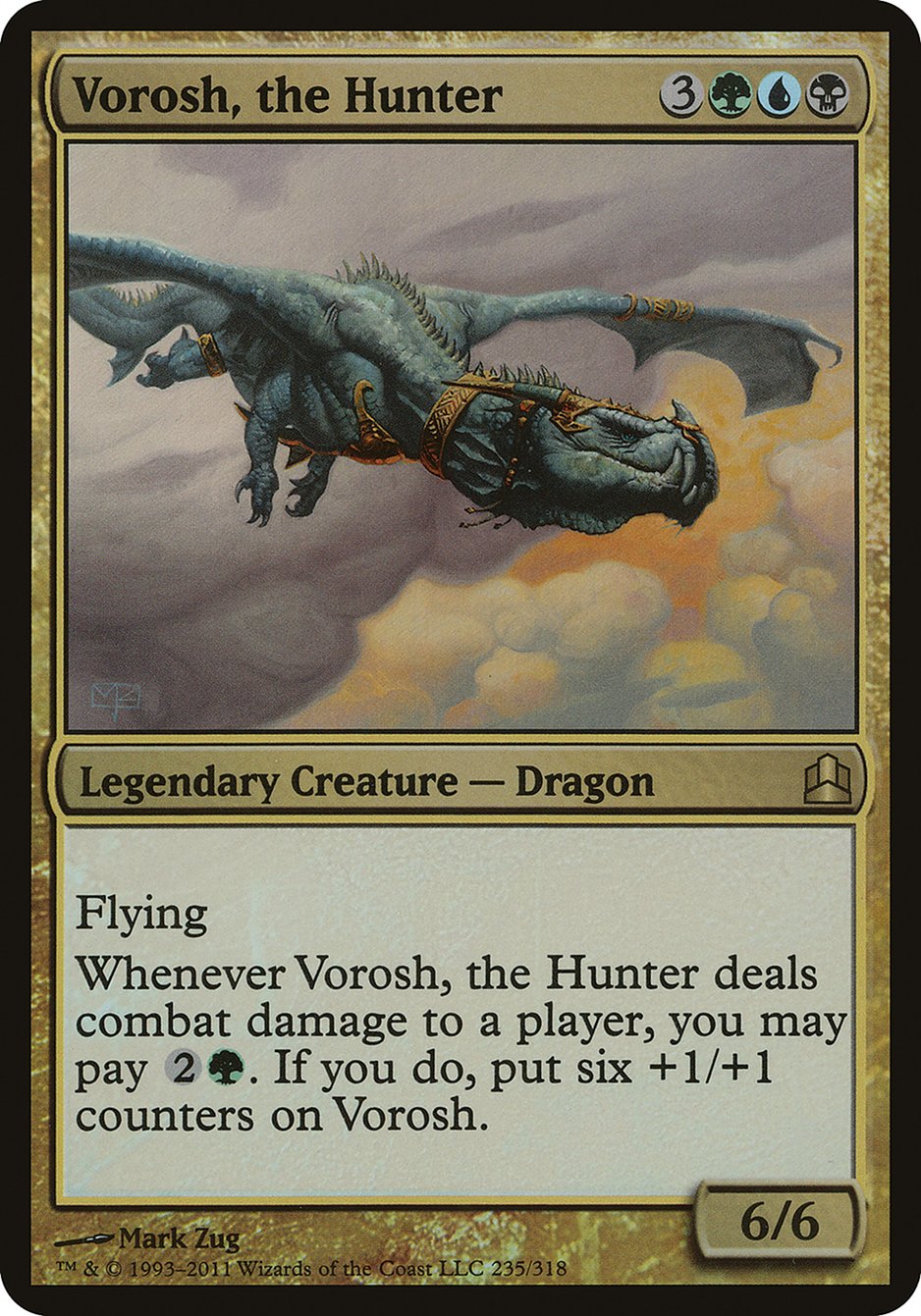 Vorosh, the Hunter (Oversized) [Commander 2011 Oversized] | PLUS EV GAMES 