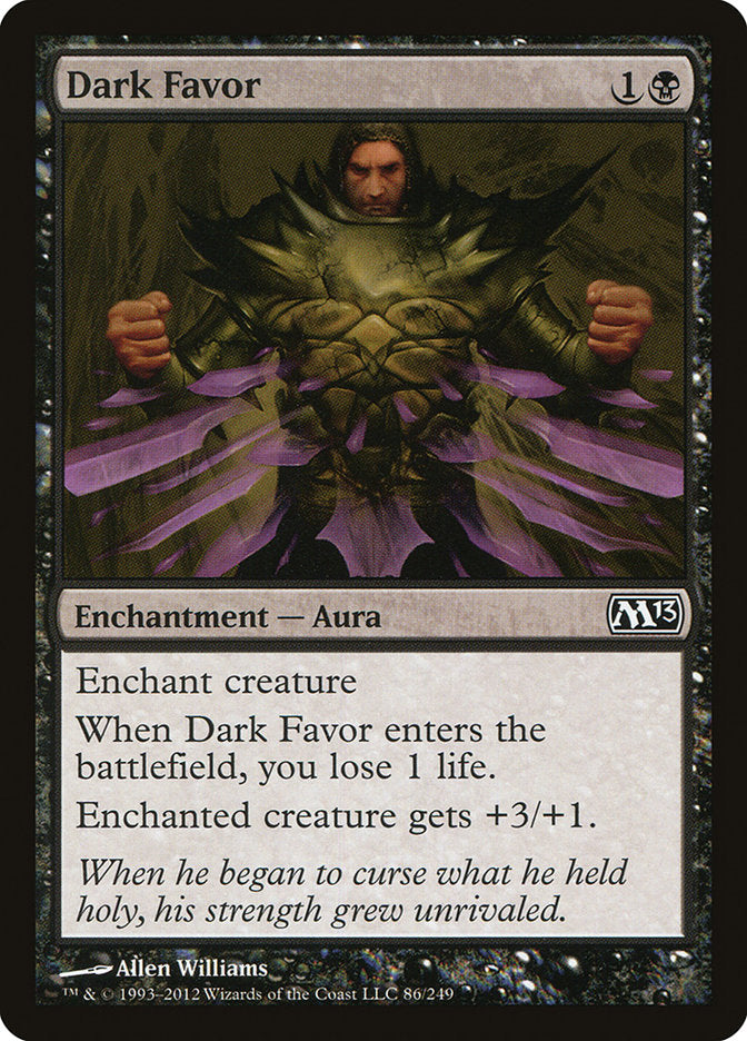 Dark Favor [Magic 2013] | PLUS EV GAMES 