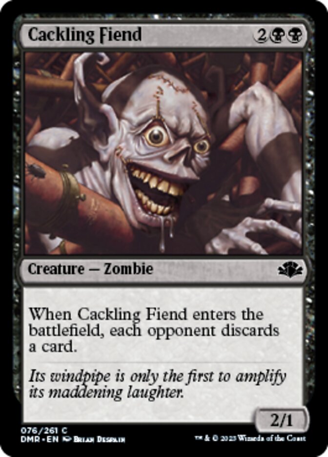 Cackling Fiend [Dominaria Remastered] | PLUS EV GAMES 