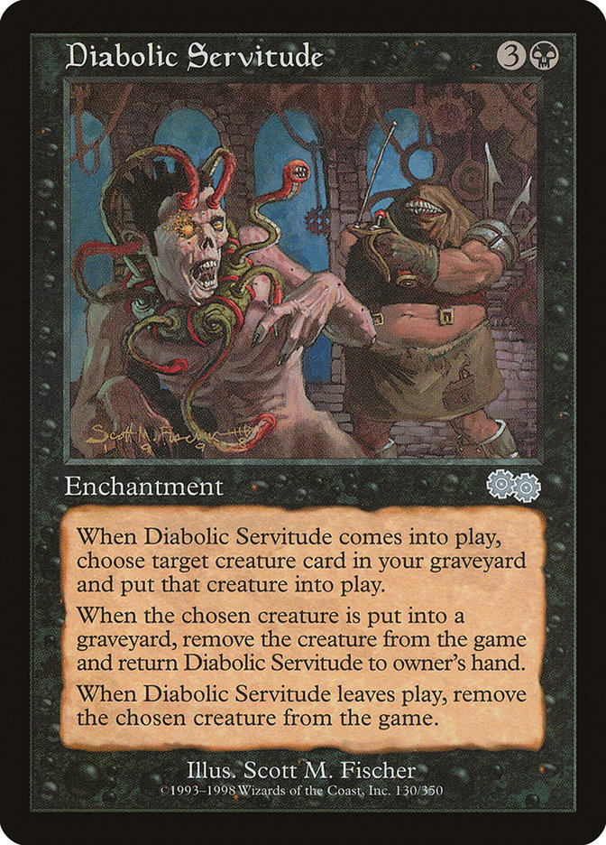 Diabolic Servitude [Urza's Saga] | PLUS EV GAMES 