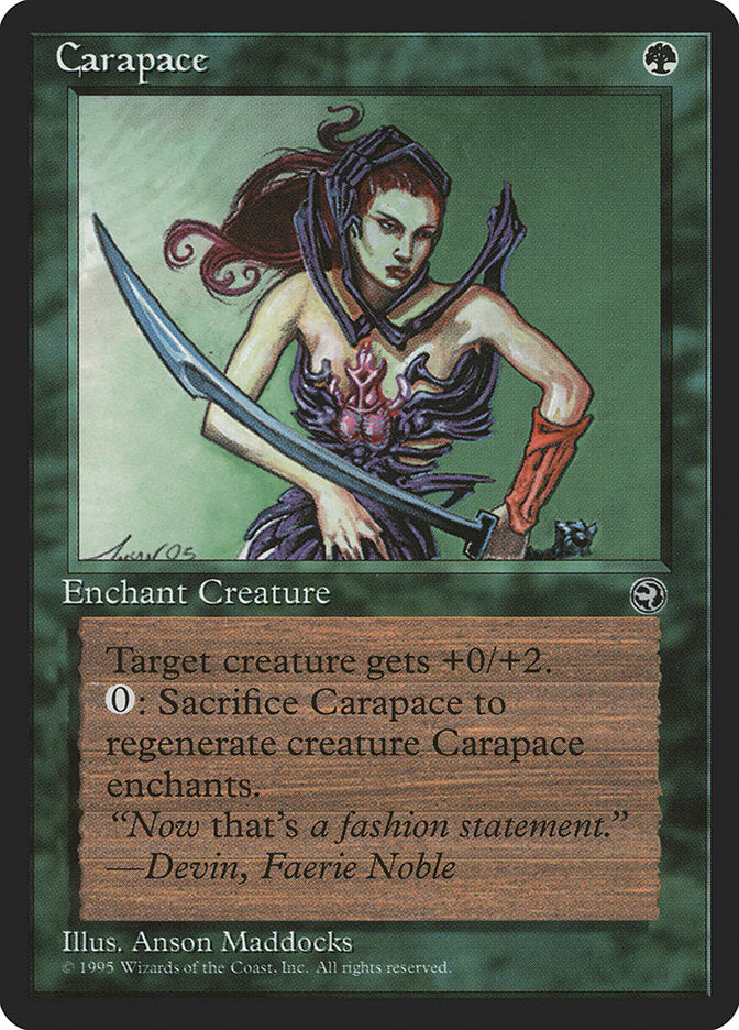 Carapace (Devin Flavor Text) [Homelands] | PLUS EV GAMES 