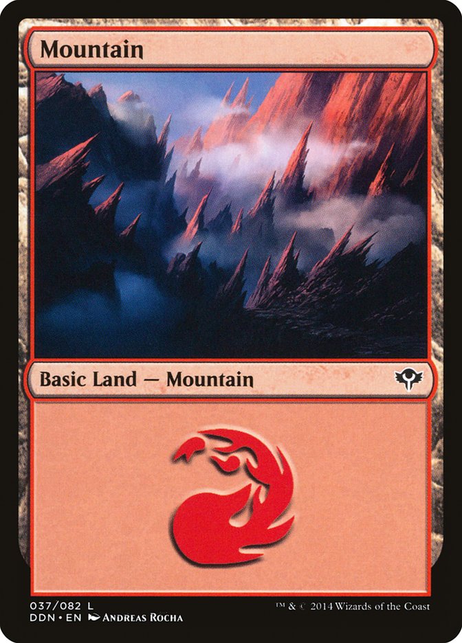 Mountain (37) [Duel Decks: Speed vs. Cunning] | PLUS EV GAMES 