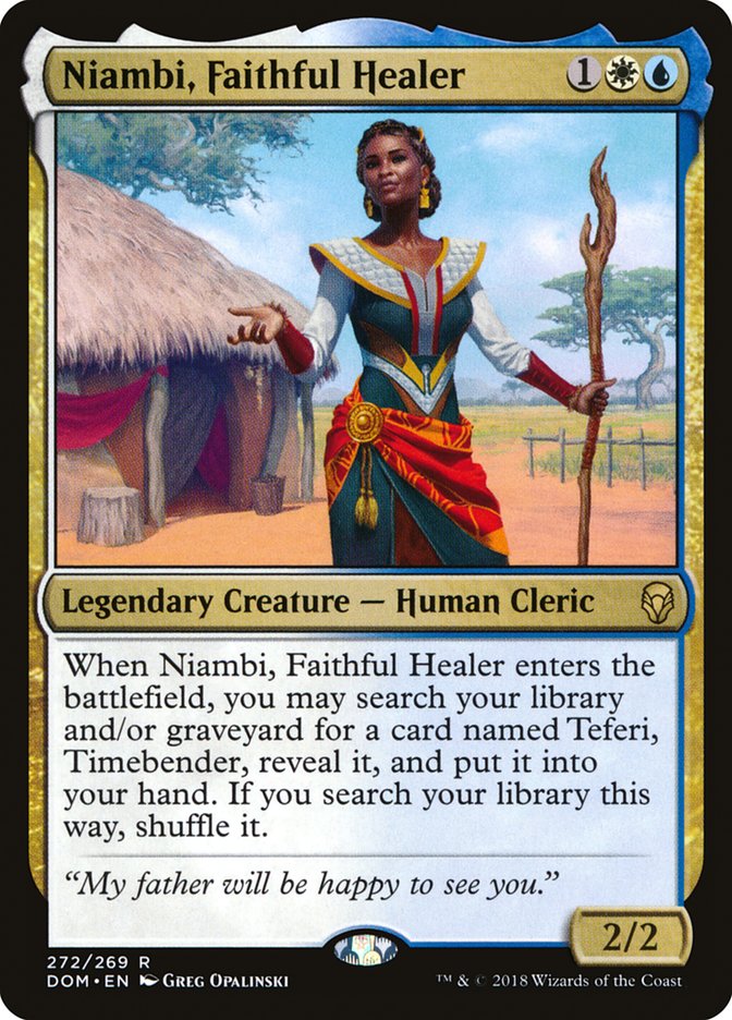 Niambi, Faithful Healer [Dominaria] | PLUS EV GAMES 