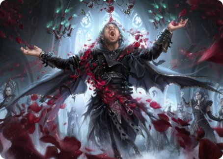 Bloodsoaked Reveler Art Card [Innistrad: Crimson Vow Art Series] | PLUS EV GAMES 