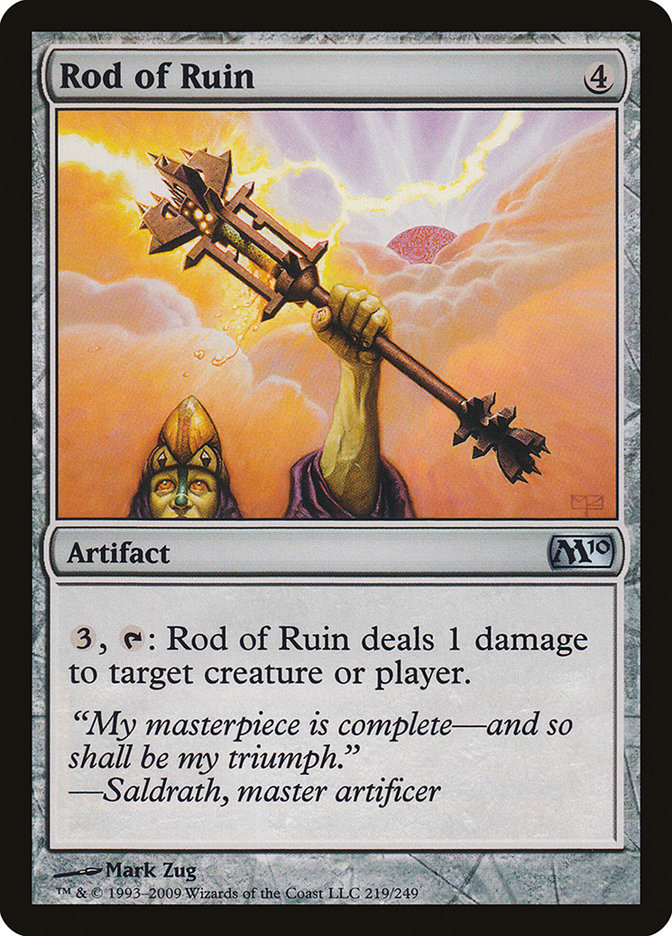 Rod of Ruin [Magic 2010] | PLUS EV GAMES 