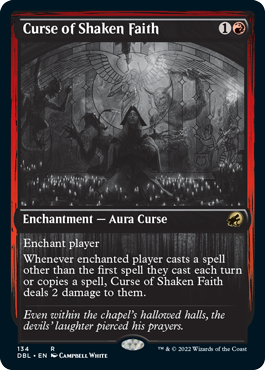 Curse of Shaken Faith [Innistrad: Double Feature] | PLUS EV GAMES 