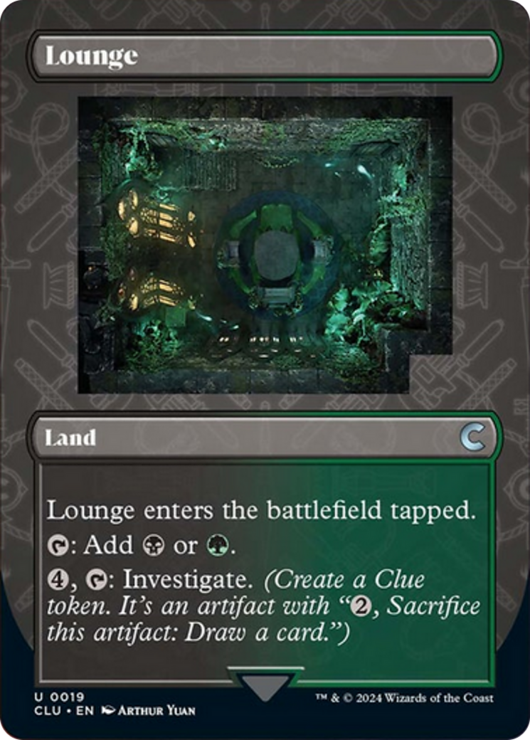 Lounge (Borderless) [Ravnica: Clue Edition] | PLUS EV GAMES 