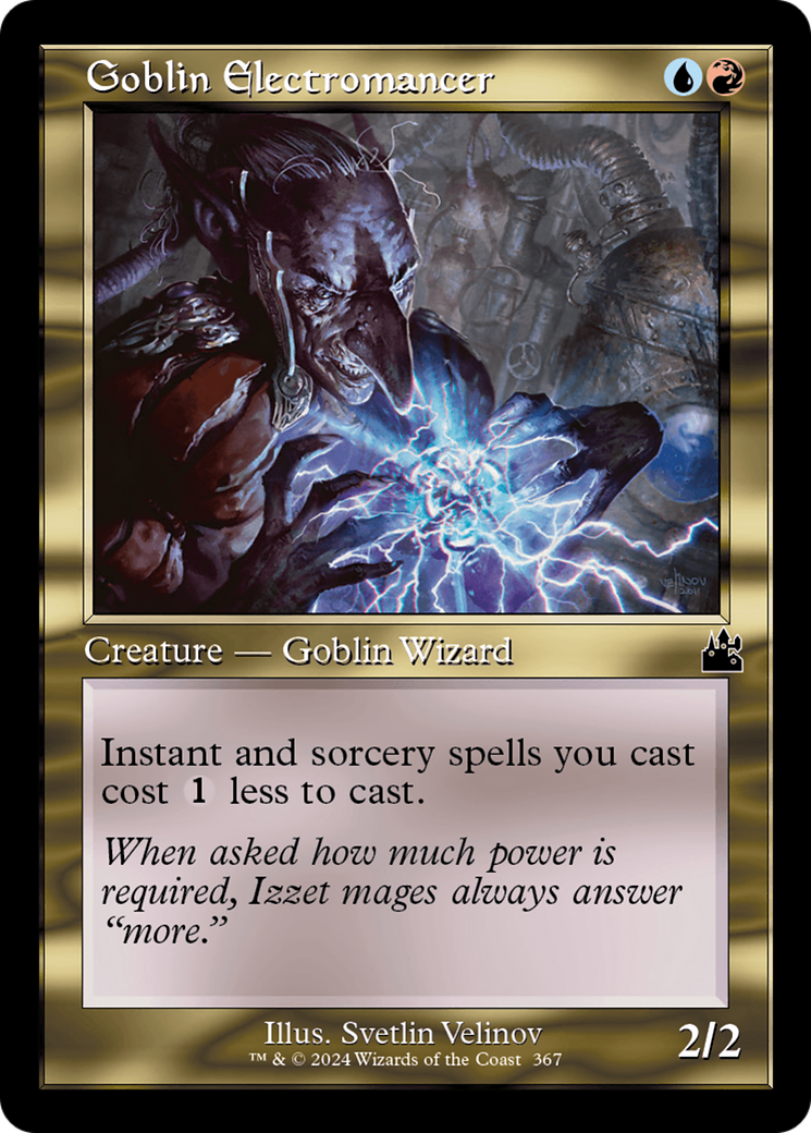 Goblin Electromancer (Retro Frame) [Ravnica Remastered] | PLUS EV GAMES 