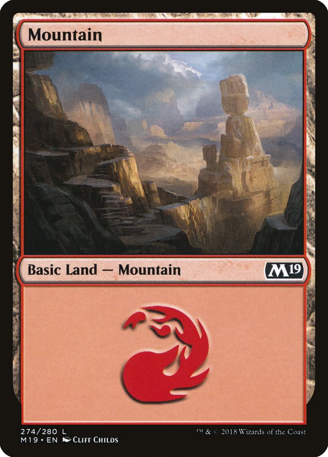 Mountain (274) [Core Set 2019] | PLUS EV GAMES 