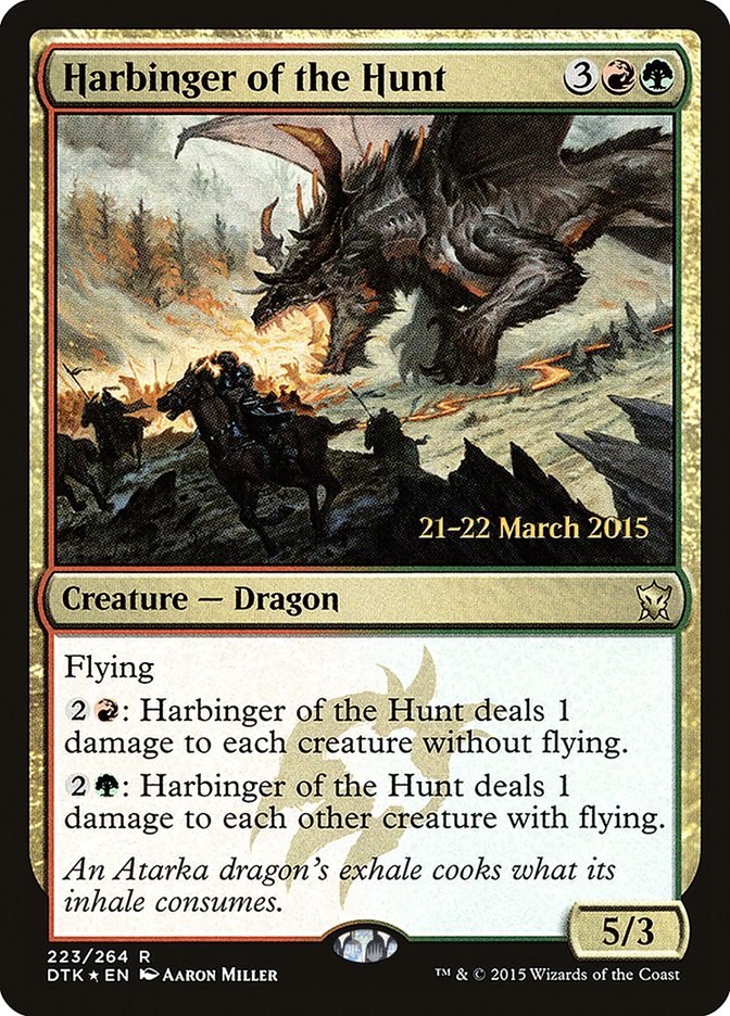 Harbinger of the Hunt  [Dragons of Tarkir Prerelease Promos] | PLUS EV GAMES 