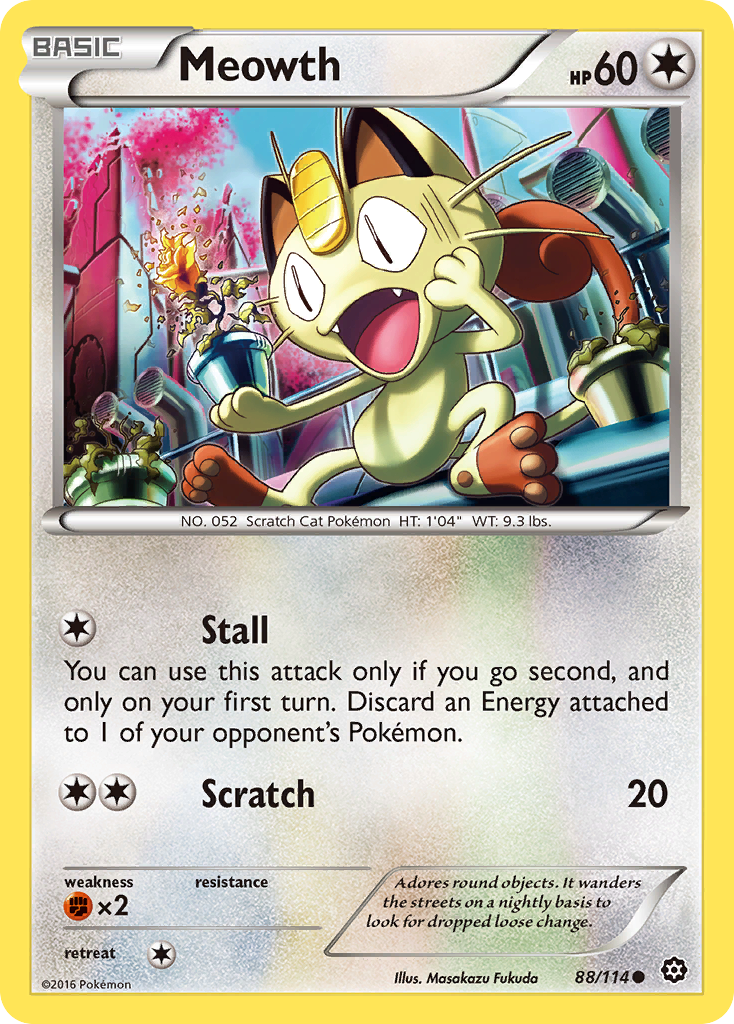 Meowth (88/114) [XY: Steam Siege] | PLUS EV GAMES 