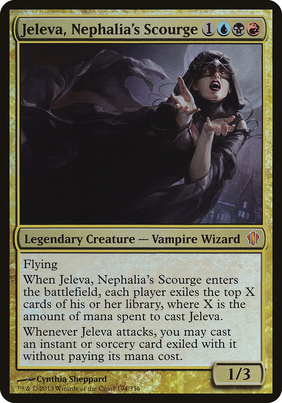 Jeleva, Nephalia's Scourge (Oversized) [Commander 2013 Oversized] | PLUS EV GAMES 